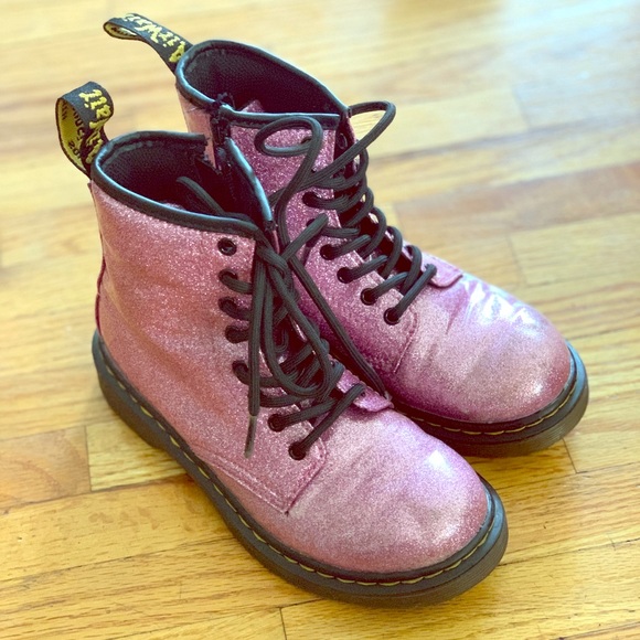 pink and purple doc martens